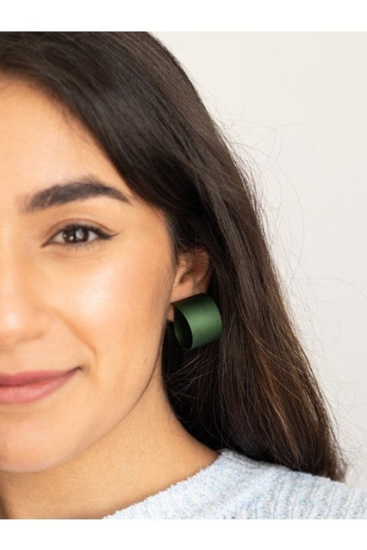 Monica - Single Earrings Green Jewellery
