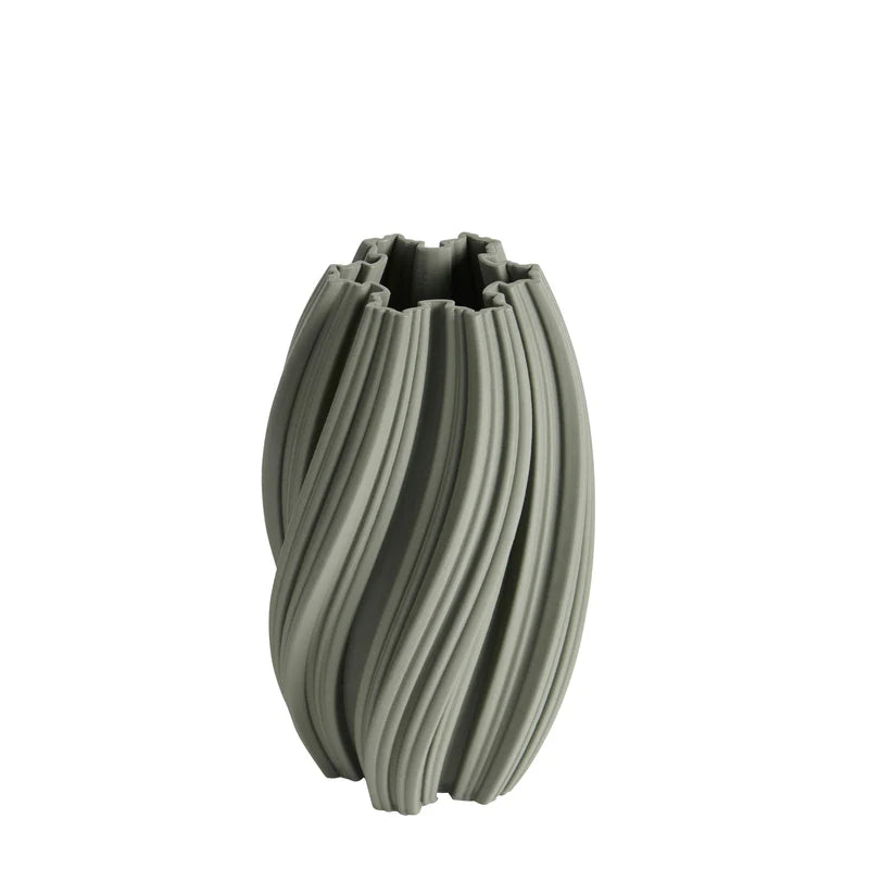 One Six Eight London - Emma Vase - 31cm - Olive Green