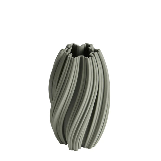 One Six Eight London - Emma Vase - 31cm - Olive Green
