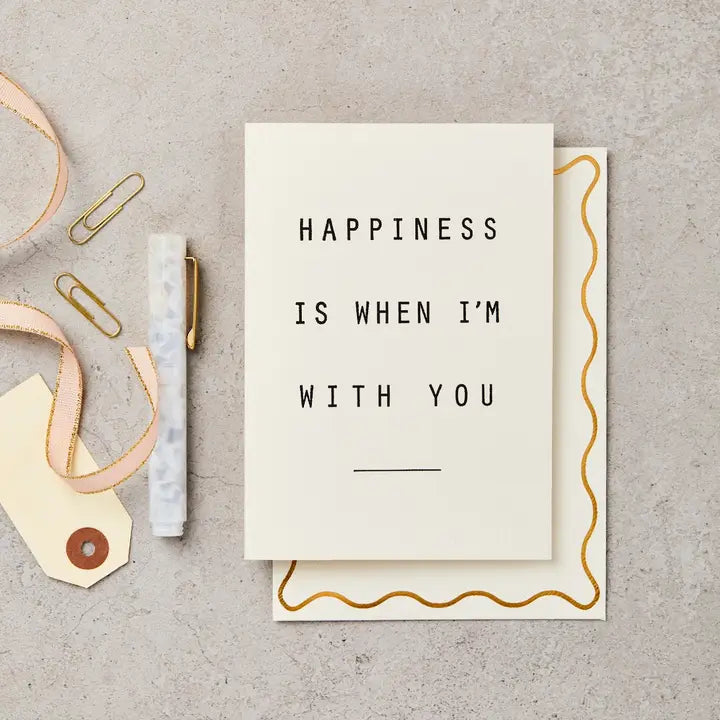 Katie Leamon - Happiness - Greeting Card