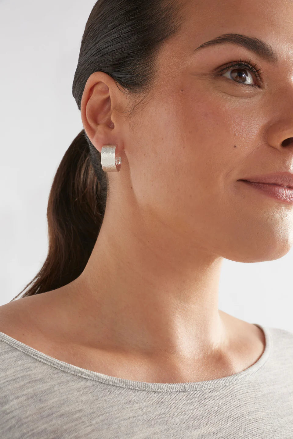 Elk The Label - Gild Hoop Earring - Silver