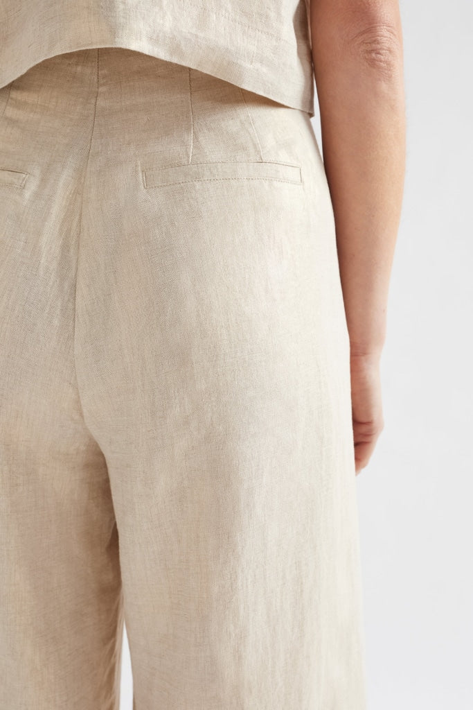 Elk The Label - Metalen Pant Gold Linen Apparel & Accessories > Clothing Pants