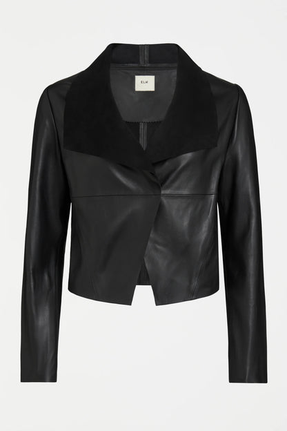 Elk The Label - Fine Leather Jacket - Black