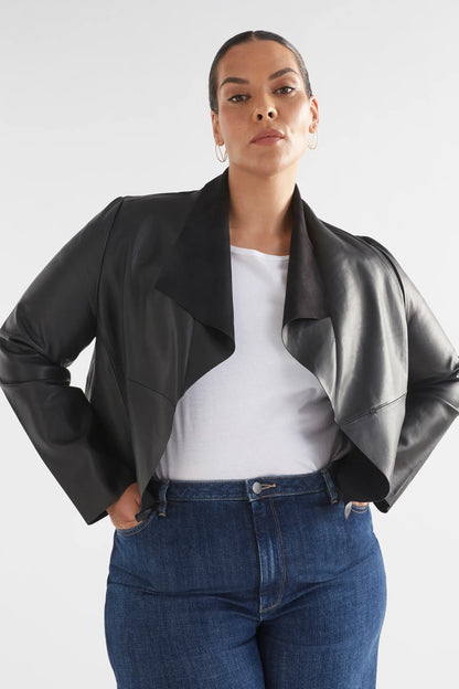 Elk The Label - Fine Leather Jacket - Black