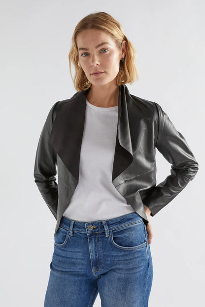 Elk The Label - Fine Leather Jacket - Black