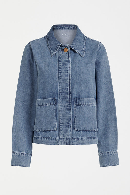 Elk The Label - Arbet Denim Jacket - Chambray Blue