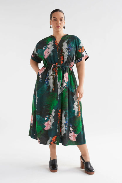 Elk The Label - Malo Shirt Dress - Reflections Print