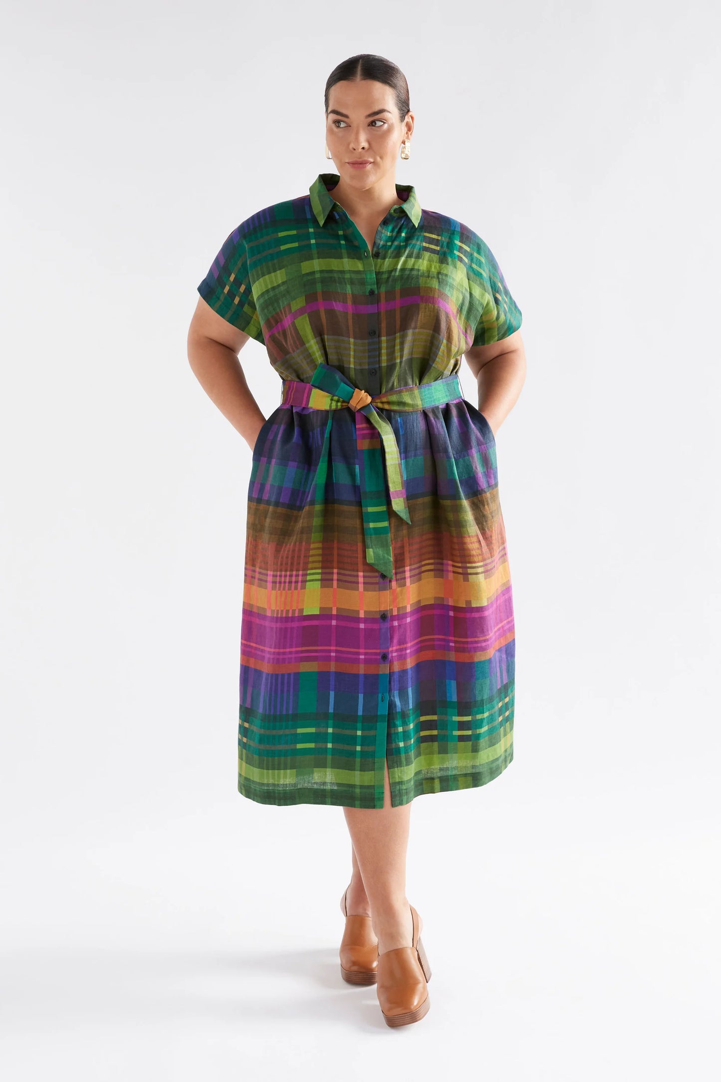 Elk The Label - Tilko Shirt Dress - 10 - Elodi Print