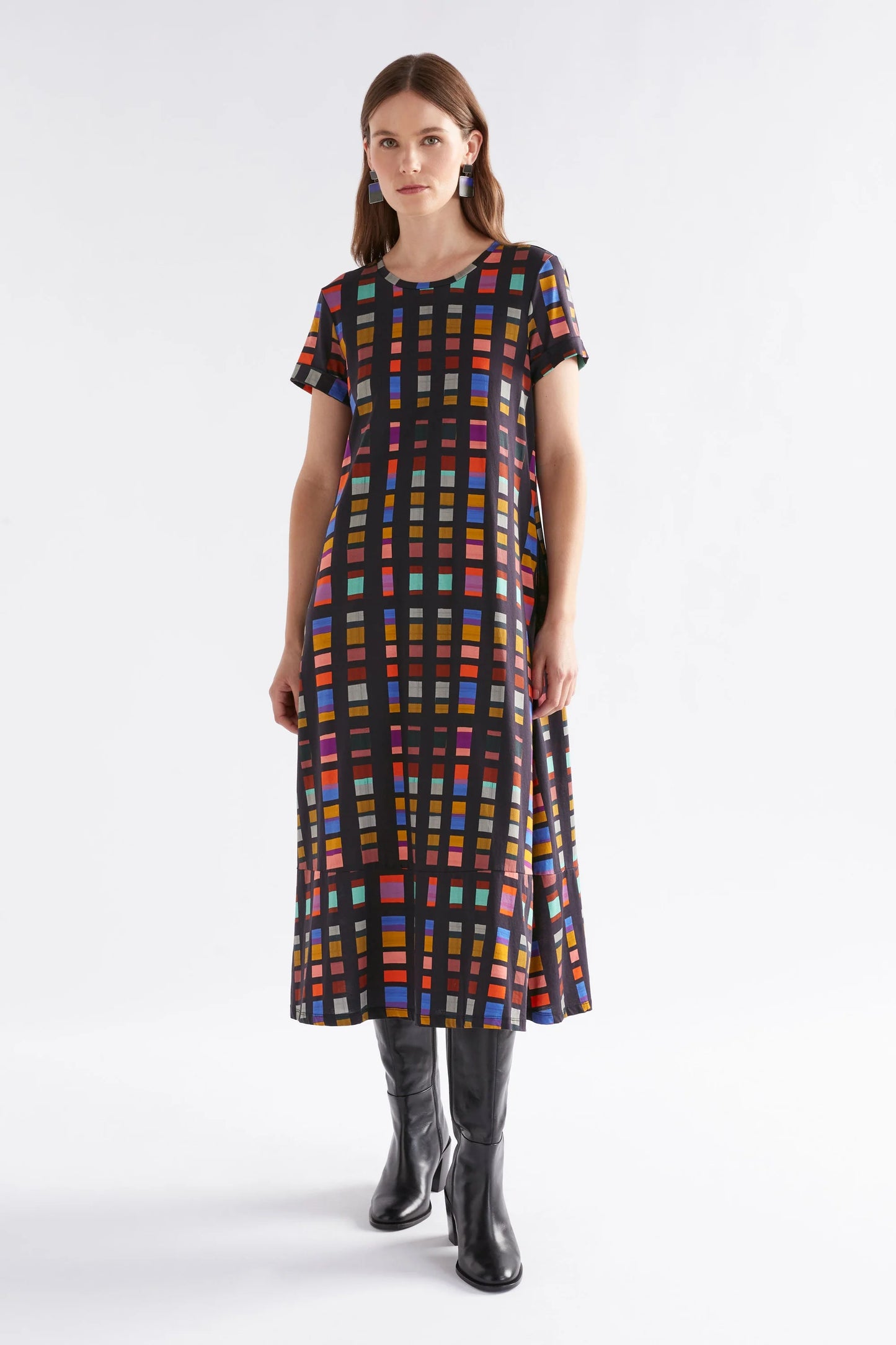 Elk The Label - Haki Dress - Tessela Print