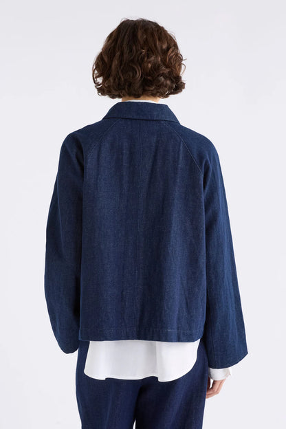 Elk The Label - Decla Denim Jacket - Dark Blue Wash