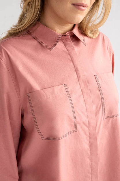Elk The Label - Salli Shirt - Clay Pink