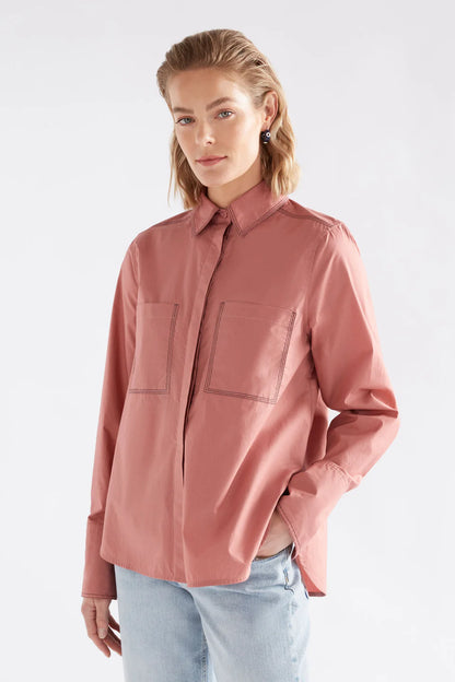 Elk The Label - Salli Shirt - Clay Pink