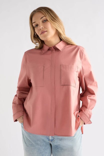 Elk The Label - Salli Shirt - Clay Pink