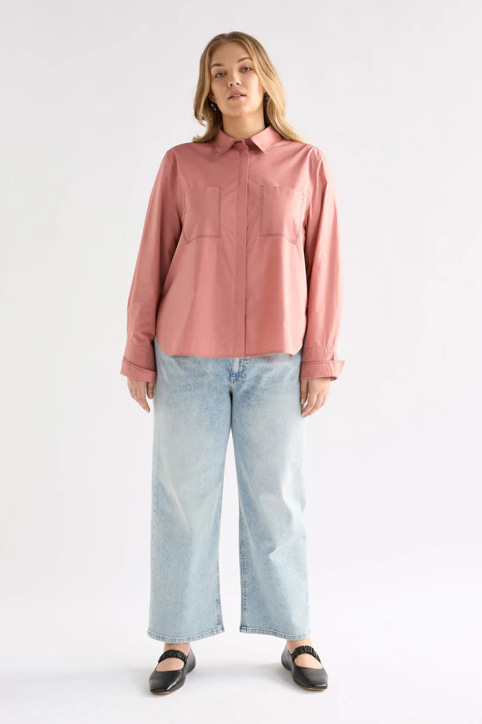 Elk The Label - Salli Shirt - Clay Pink