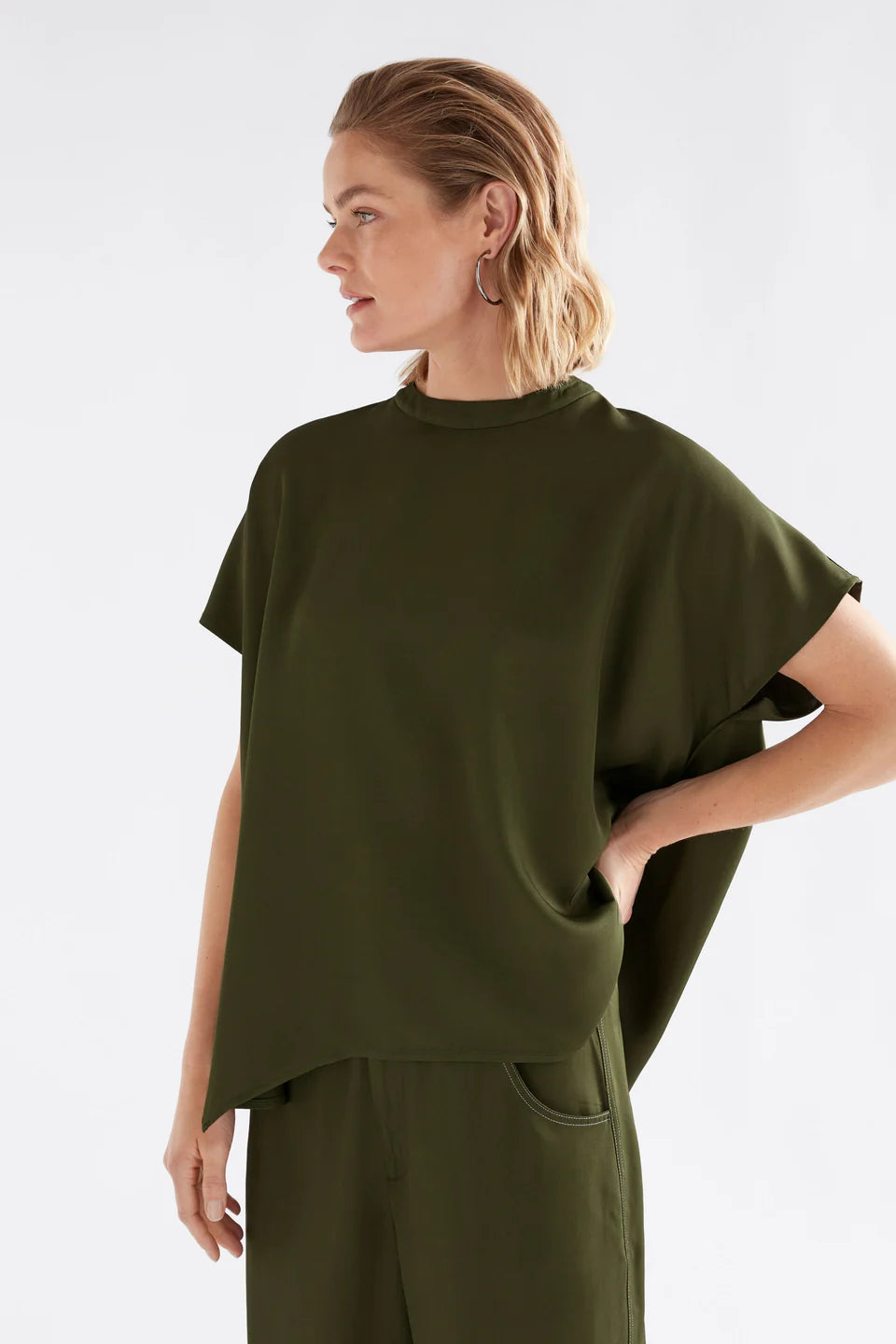 Elk The Label - Hullu Top - Bright Olive