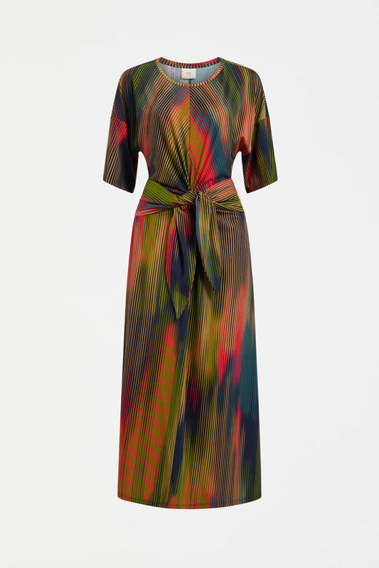 Elk The Label - Kihte T Shirt Dress - Arran Stripe Print