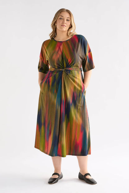 Elk The Label - Kihte T Shirt Dress - Arran Stripe Print