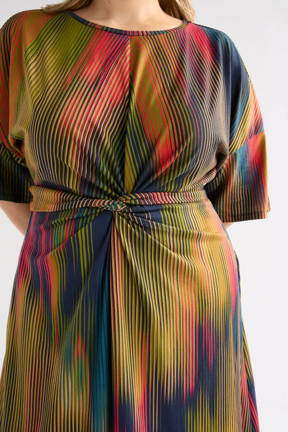 Elk The Label - Kihte T Shirt Dress - Arran Stripe Print