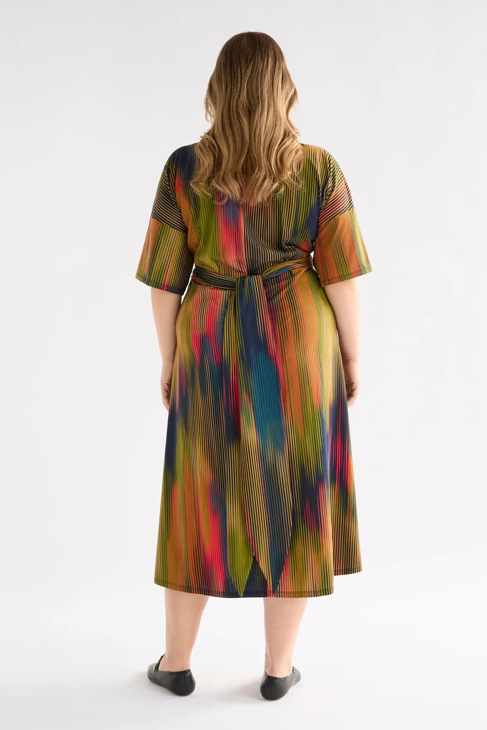 Elk The Label - Kihte T Shirt Dress - Arran Stripe Print