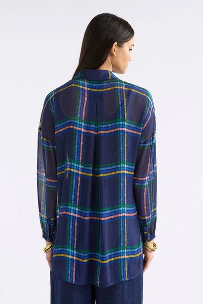 Elk The Label - Eir Sheer Shirt - Elba Check