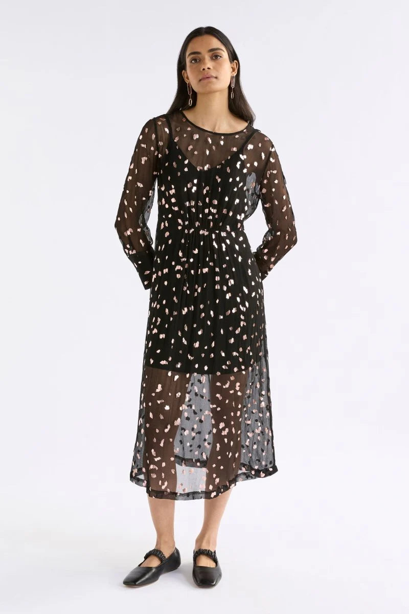 Elk The Label - Artii Dress - Interstellar Foil Print