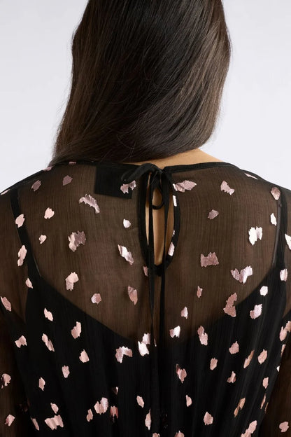 Elk The Label - Artii Dress - Interstellar Foil Print