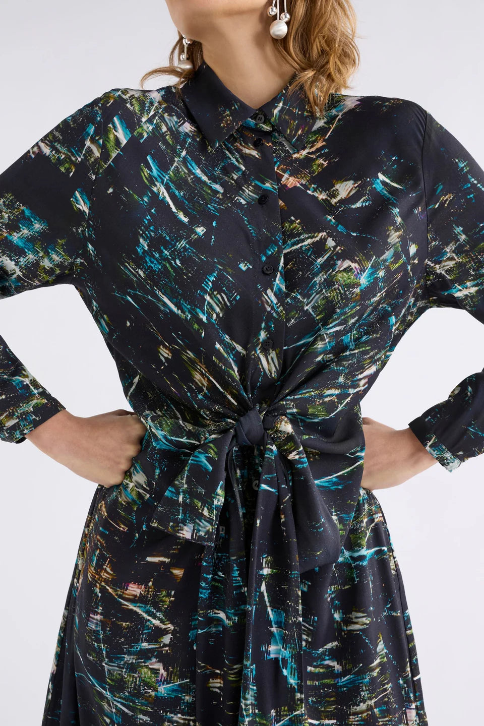 Elk The Label - Kallio Dress - Norda Print