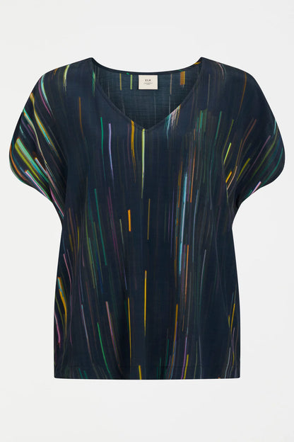 Elk The Label - Kayra V Neck Top - Alinea Print