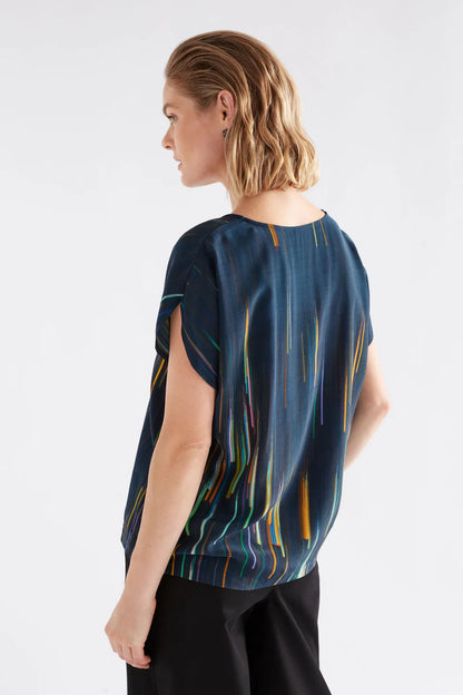Elk The Label - Kayra V Neck Top - Alinea Print