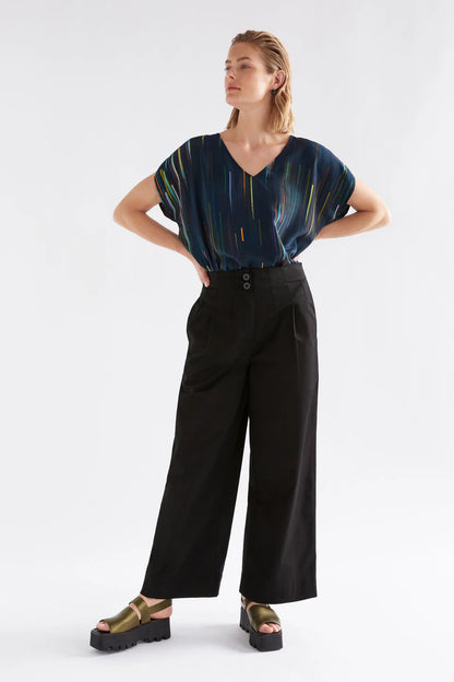 Elk The Label - Kayra V Neck Top - Alinea Print