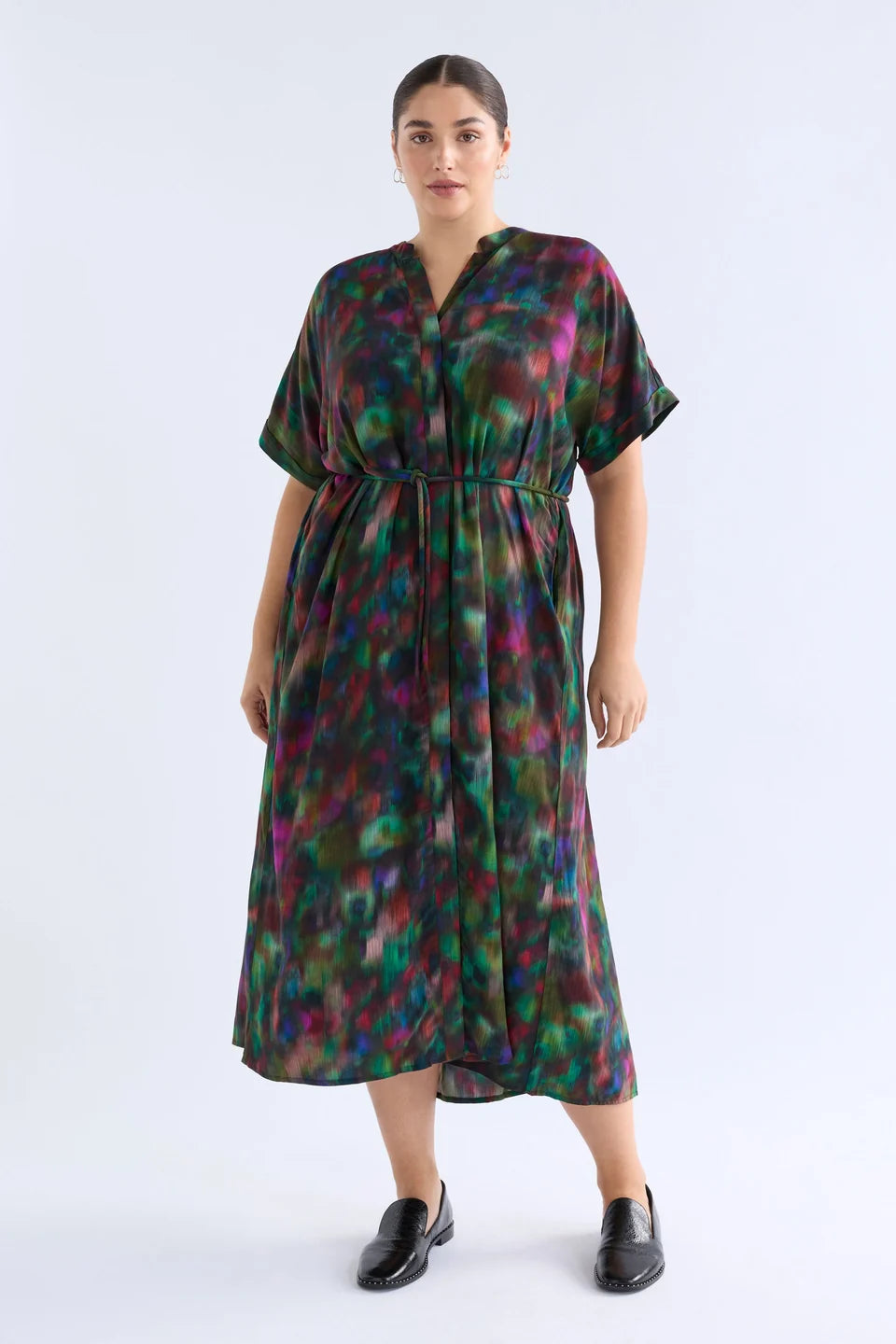 Elk The Label - Malo Shirt Dress - Jord Print
