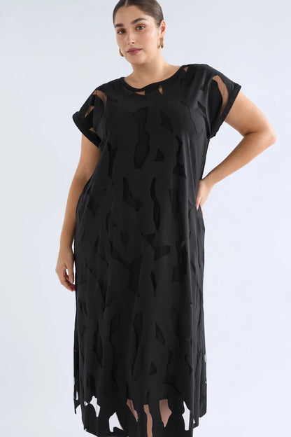 Elk The Label - Varr Burnout Dress - Black