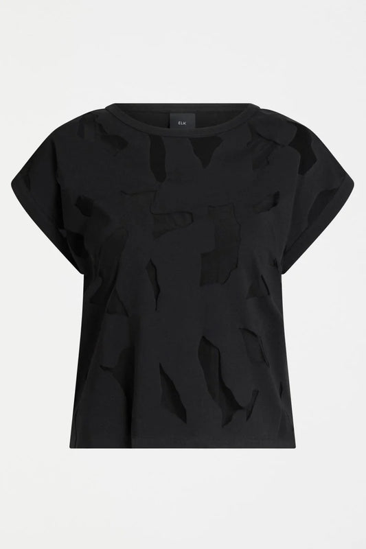 Elk The Label - Varr Burnout Top - Black
