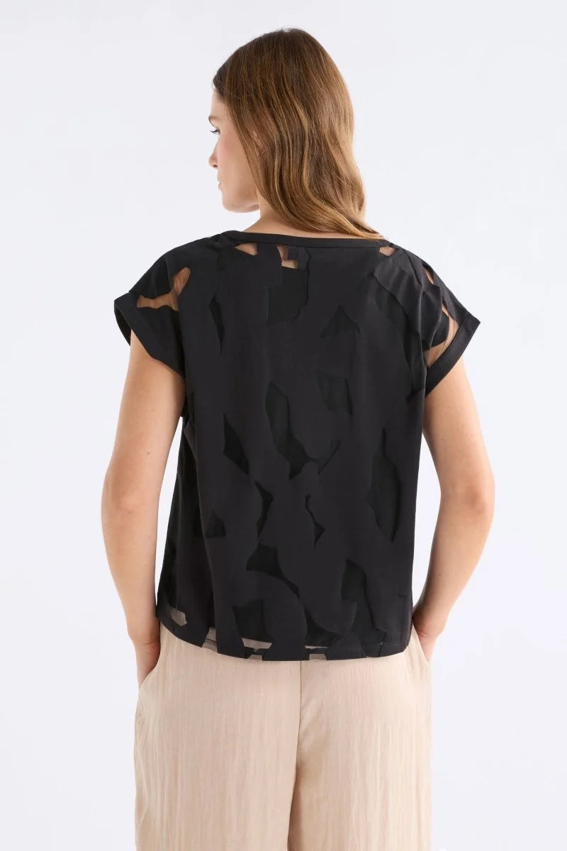 Elk The Label - Varr Burnout Top - Black