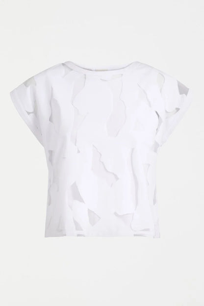 Elk The Label - Varr Burnout Top - White