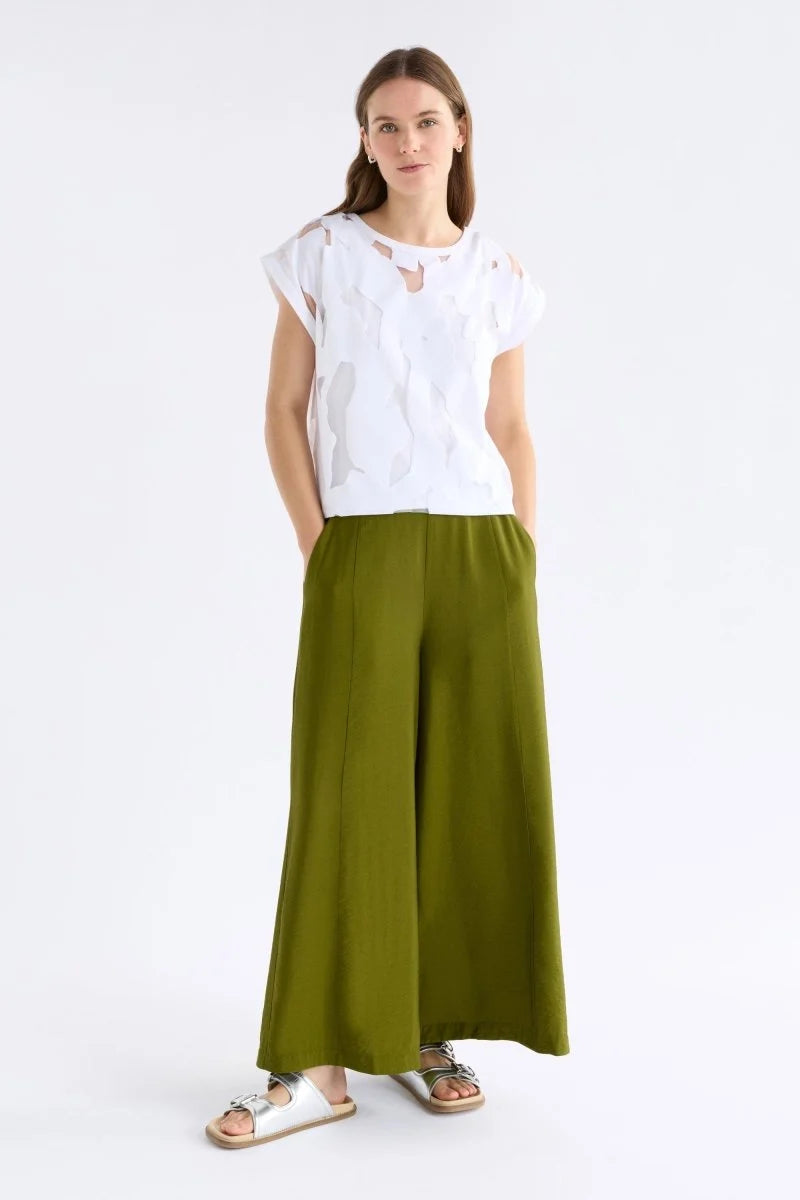 Elk The Label - Varr Burnout Top - White