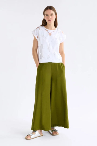 Elk The Label - Varr Burnout Top - White