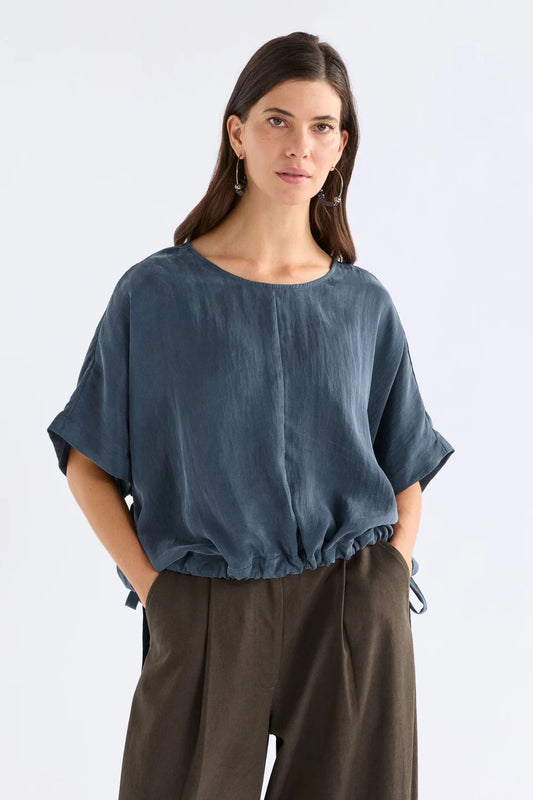 Elk The Label - Delme Top - Blue Steel