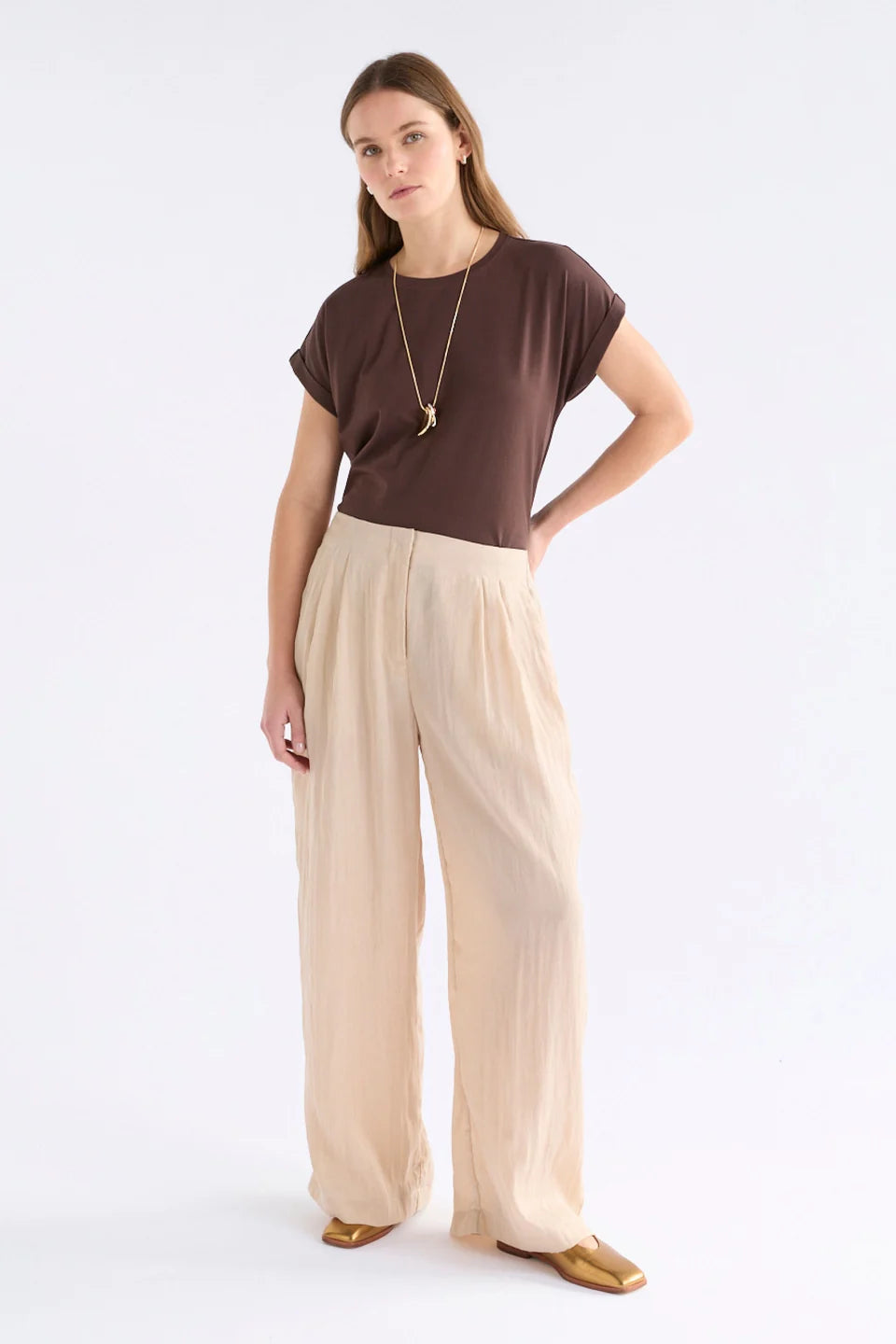 Elk The Label - Delme Pant - Oyster