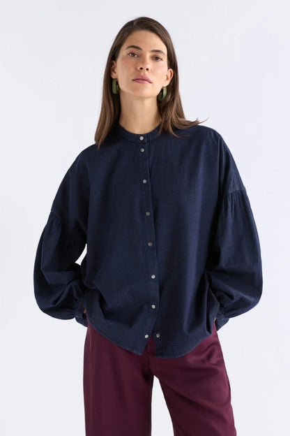 Elk The Label - Albez Shirt - Dark Blue Denim