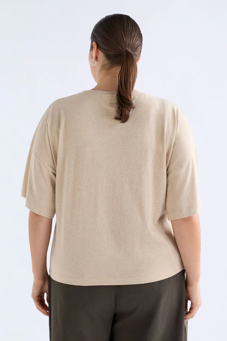 Elk The Label - Kovaa Tee - Oatmeal Marle