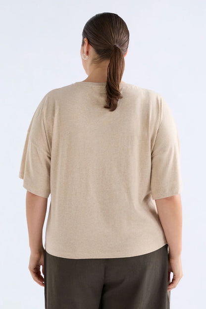 Elk The Label - Kovaa Tee - Oatmeal Marle