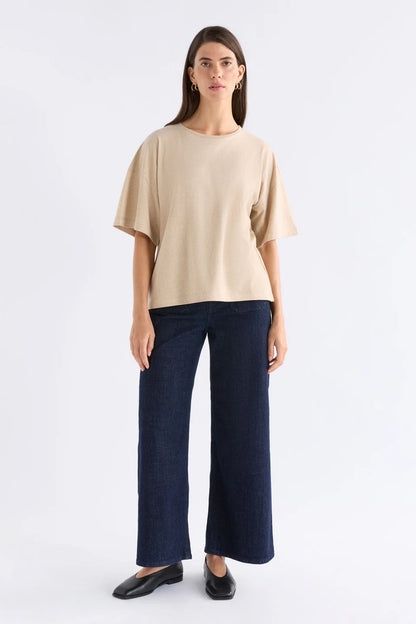 Elk The Label - Kovaa Tee - Oatmeal Marle