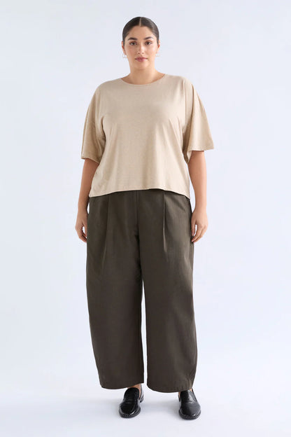 Elk The Label - Kovaa Tee - Oatmeal Marle