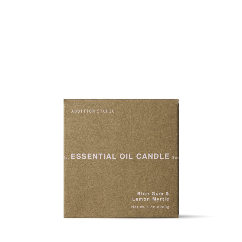 Addition Studio - Essential Oil Candle - Blue Gum & Lemon Myrtle