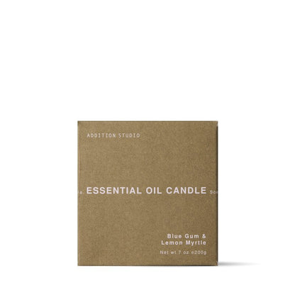 Addition Studio - Essential Oil Candle - Blue Gum & Lemon Myrtle