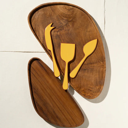 Inartisan - Alder Enamel Cheese Set - Chai