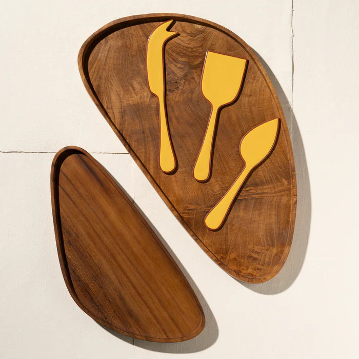 Inartisan - Alder Enamel Cheese Set - Chai
