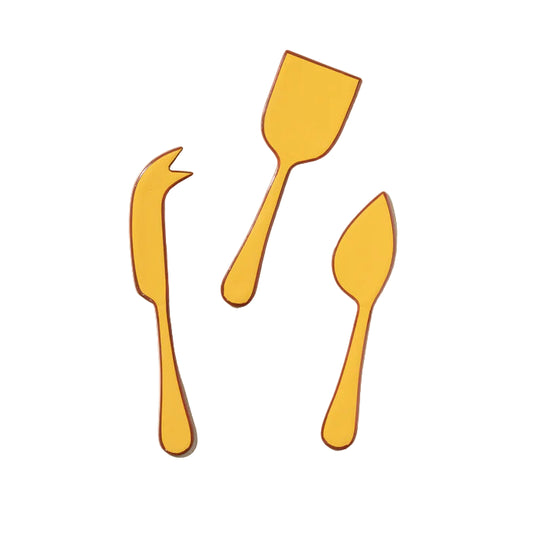 Inartisan - Alder Enamel Cheese Set - Chai