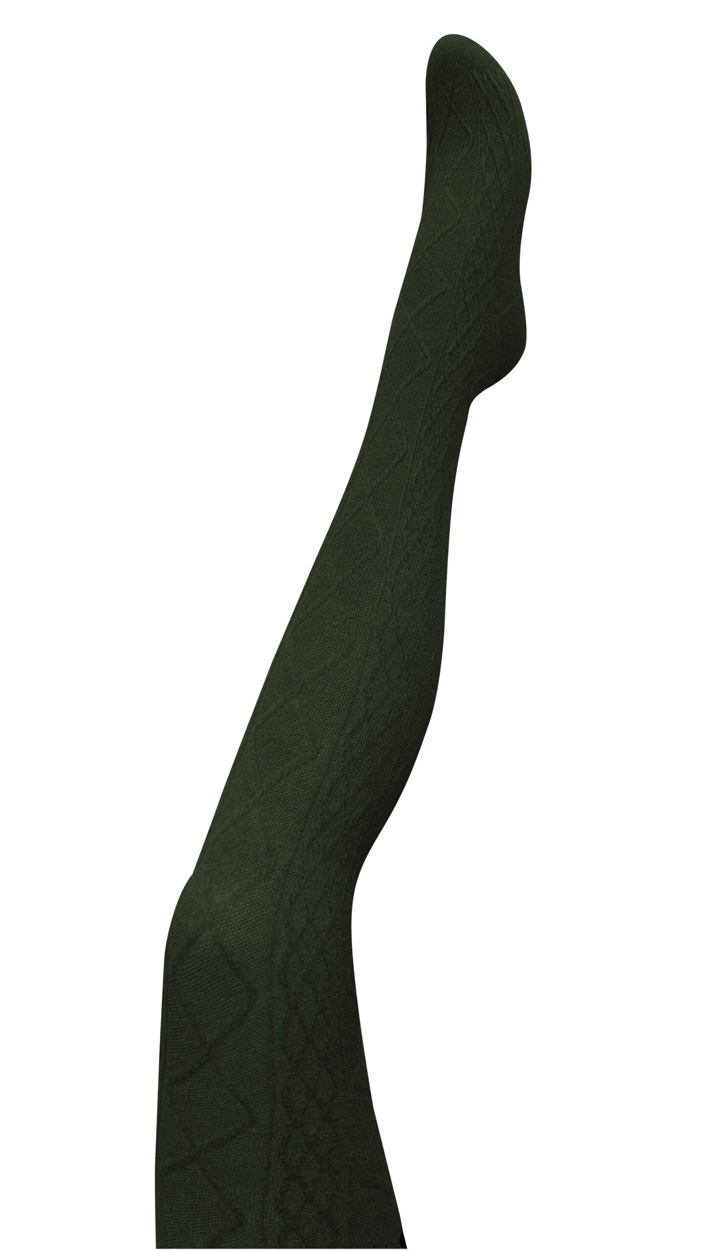 Tightology - Aran Cashmere Blend Tights - Green